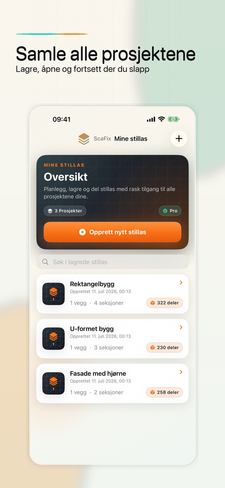 Prosjektoversikt