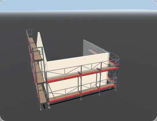 Interactief steigermodel