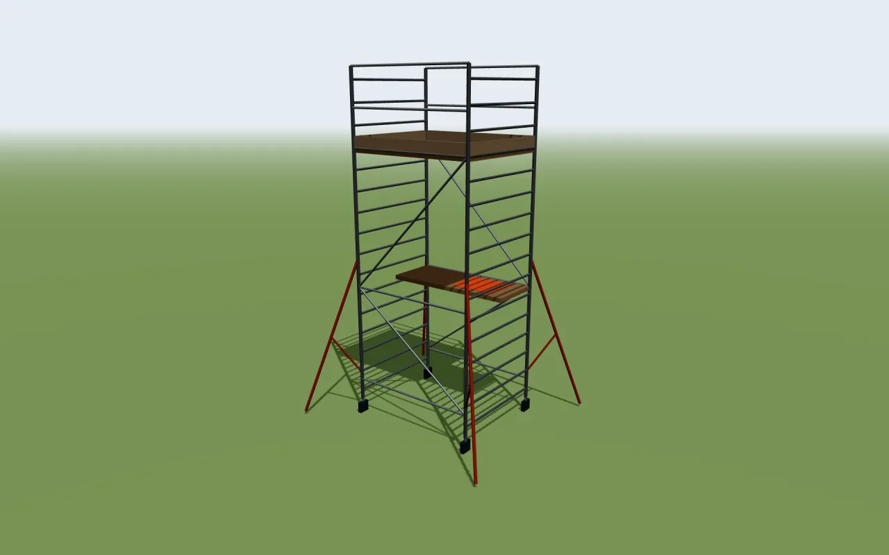 BoSS Ladderspan AGR mobile tower in the ScaFix 3D model