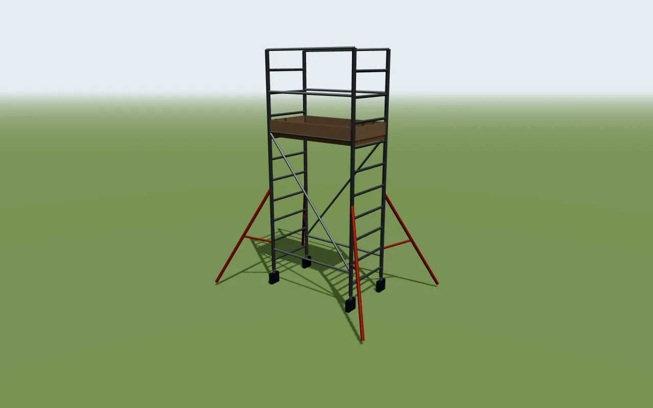 Euro Towers The One mobile tower in the ScaFix 3D model